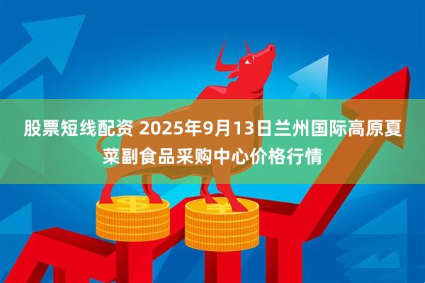 股票短线配资 2025年9月13日兰州国际高原夏菜副食品采购中心价格行情